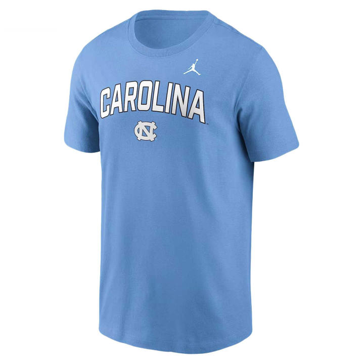 Jordan Jordan North Carolina Legacy Arch 2-Hit Men's Jordan College T-Shirt