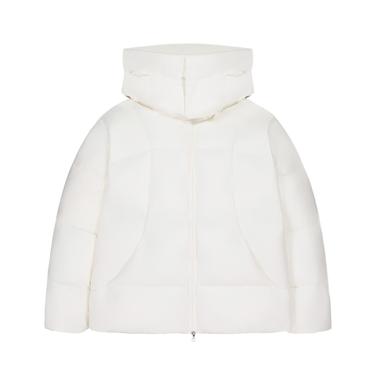 New Balance New Balance FW25 Solid Color Fleece Lined Thermal Detachable Hood Long Sleeved Down Jacket Women's