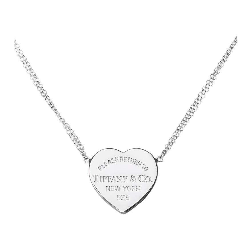 TIFFANY & CO. Return To Tiffany Collection 925 Sterling Silver Necklaces Women's