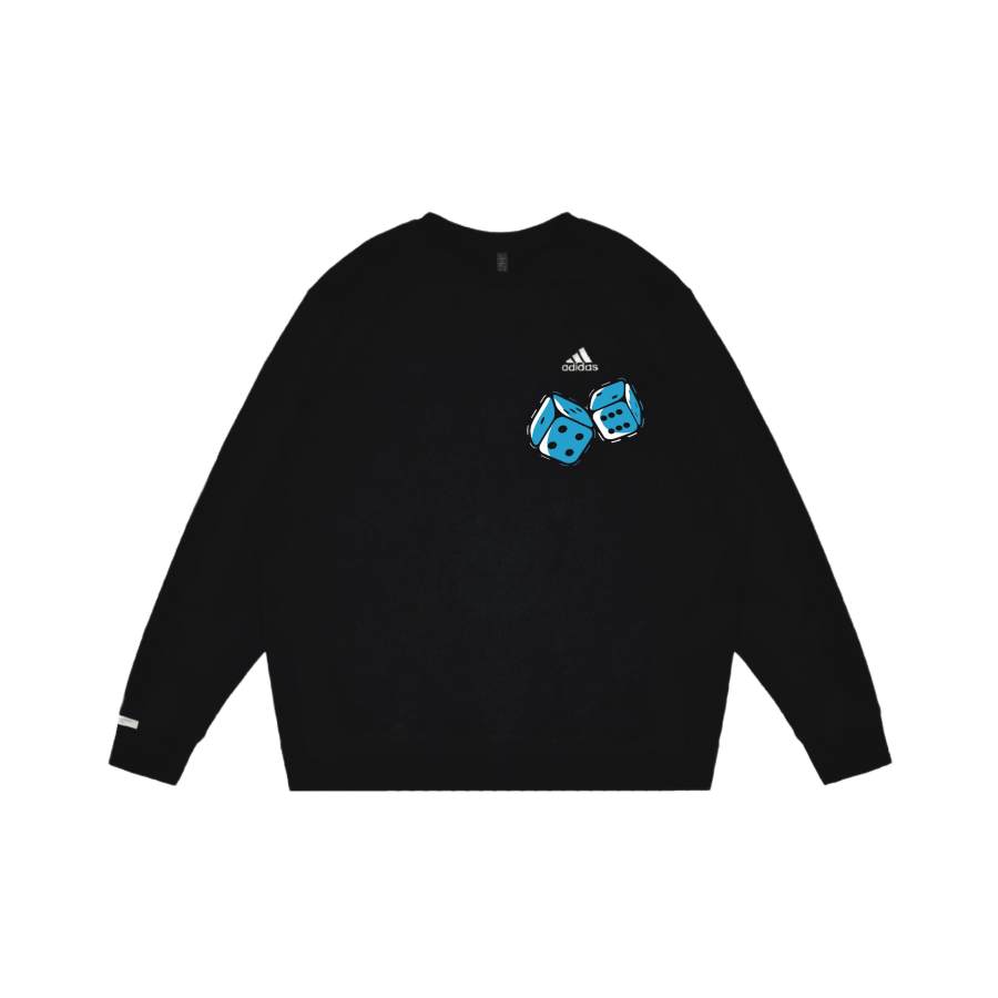 Adidas Adidas LABEL Sweatshirts Unisex Black Crew Neck Thickened Regular