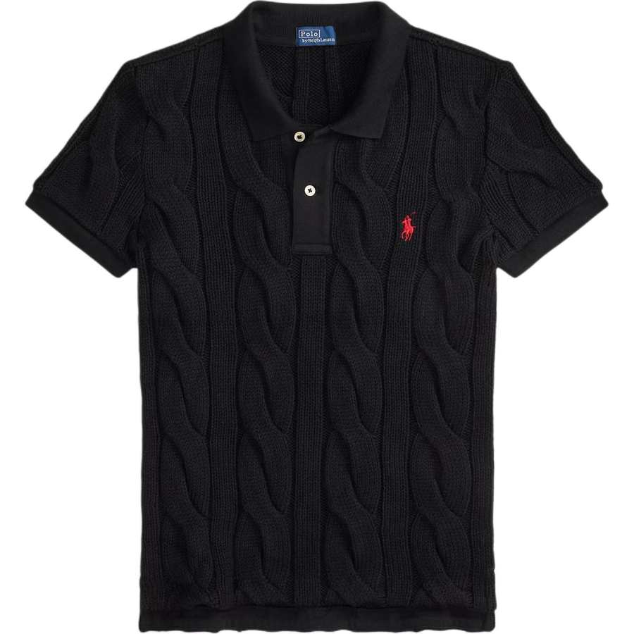 Polo Ralph Lauren cable-knit polo shirt