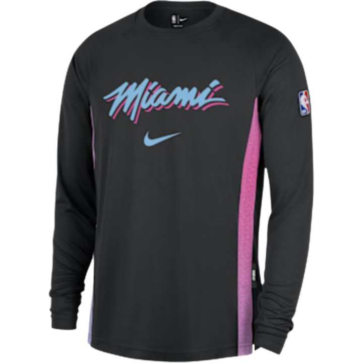 Nike Nike Miami Heat City Edition Men's Men's Nike Dri-FIT Long-Sleeve Top