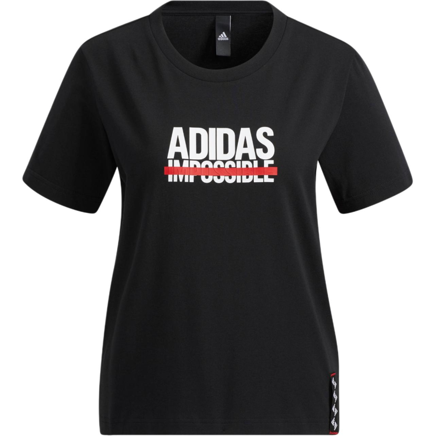 Adidas Adidas T Shirts Women's Black Crew Neck