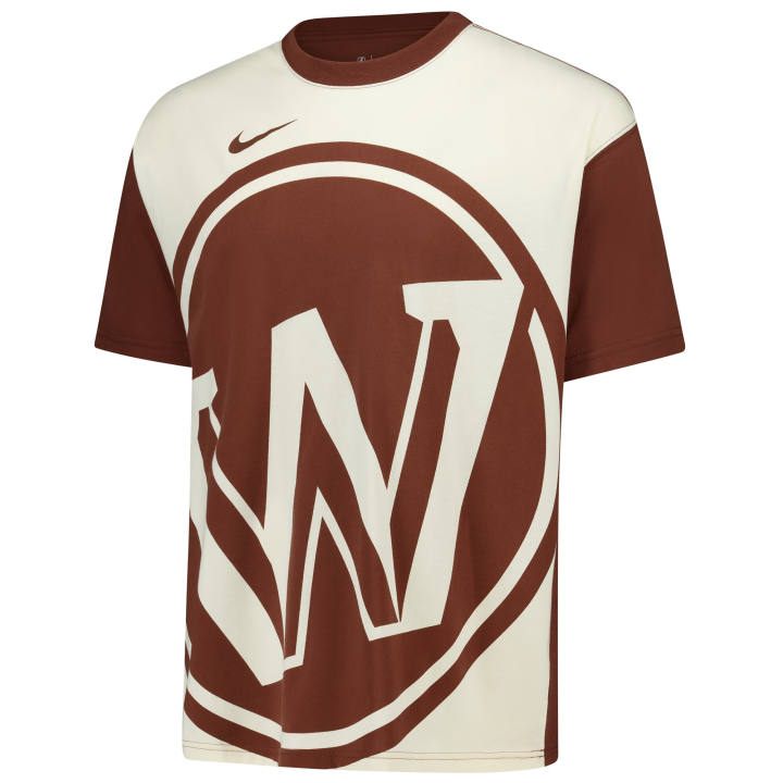 Nike Nike Max90 T Shirts Men's Coffee Crew Neck Moderate