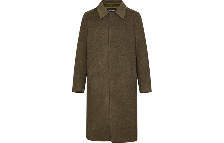 URBAN REVIVO Coats Men's Gray Green Moderate