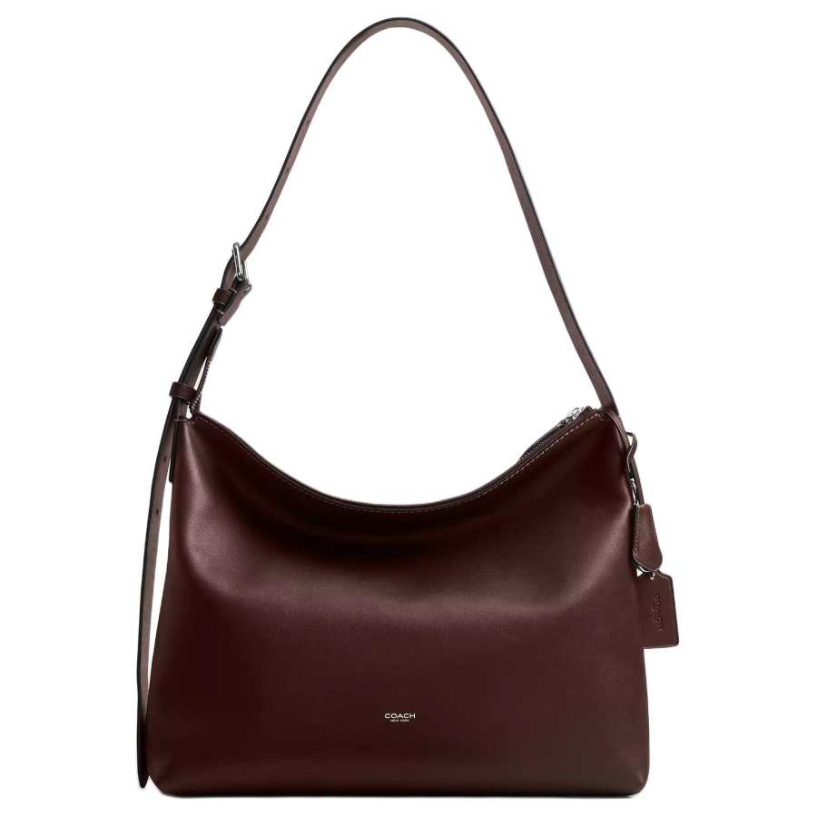 COACH Cow Leather Messenger Bag, Crossbody Bag, Shoulder Bag Medium Unisex Brown