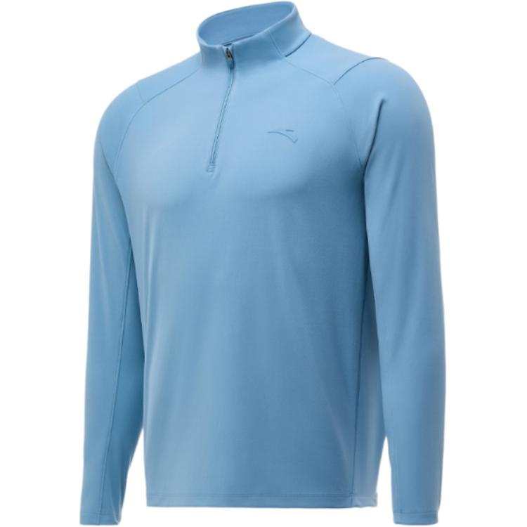 ANTA ANTA T Shirts Men's Blue Half Turtleneck