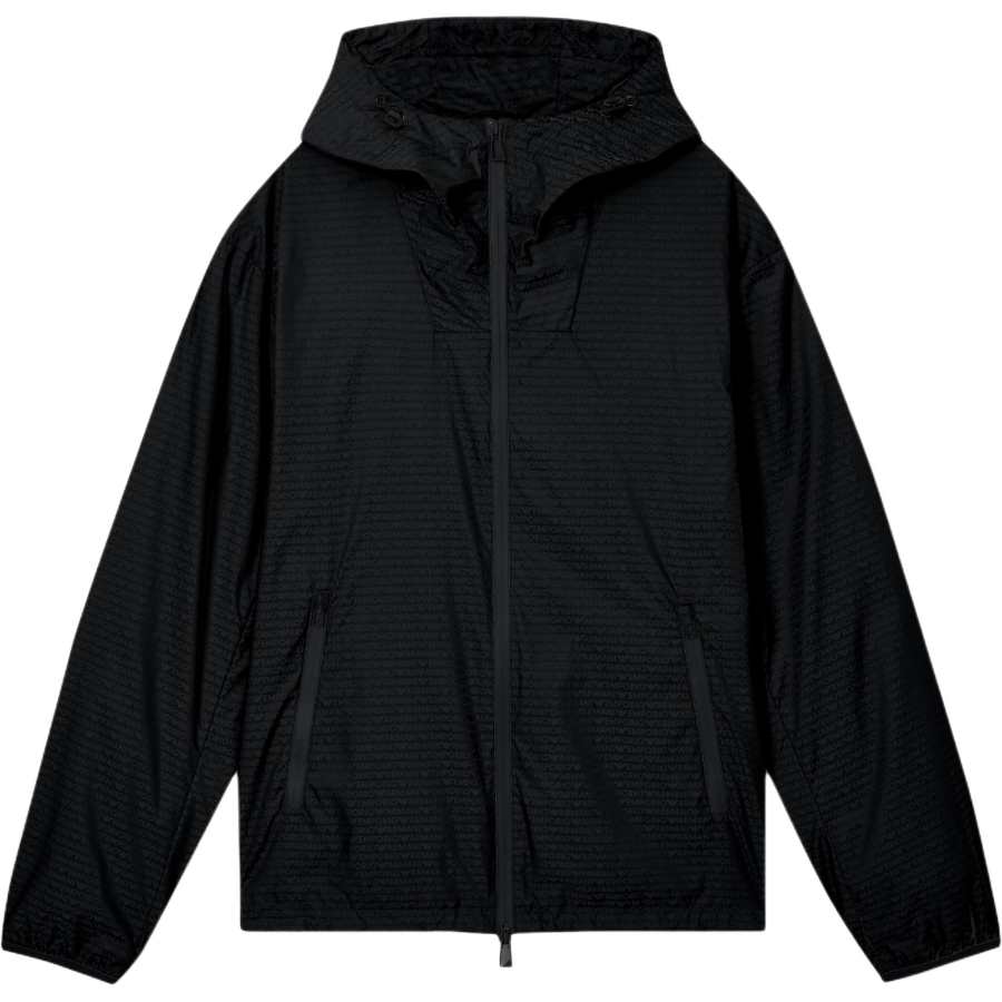 Emporio Armani zip-up hooded jacket