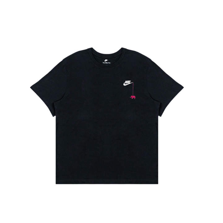 Nike Nike T Shirts Men's Black Crew Neck Moderate Straight Fit