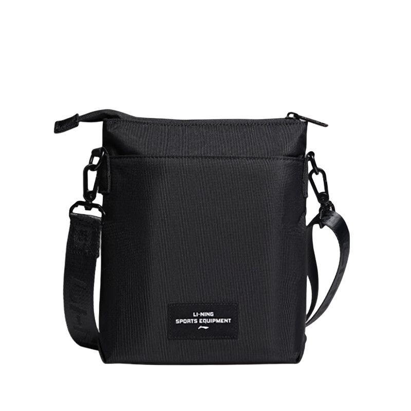 Li-Ning Li Ning Polyester Crossbody Bags Unisex Black