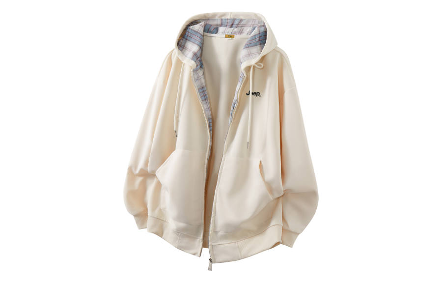 Jeep Sweatshirts Unisex Hooded Moderate Cardigan