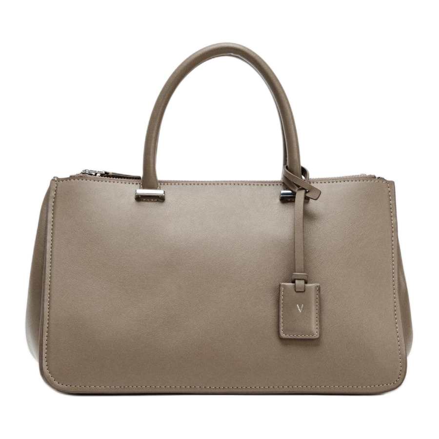 ZARA Pu Shoulder Bag, Crossbody Bag, Handbag Women's Taupe