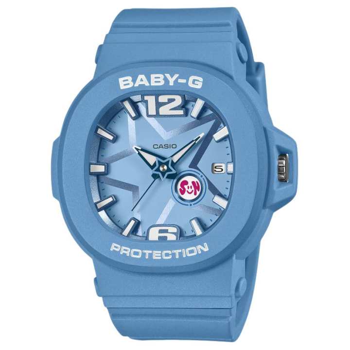 CASIO CASIO BABY G Quartz Movement Resin Strap Watch Women's Watch Blue Dial