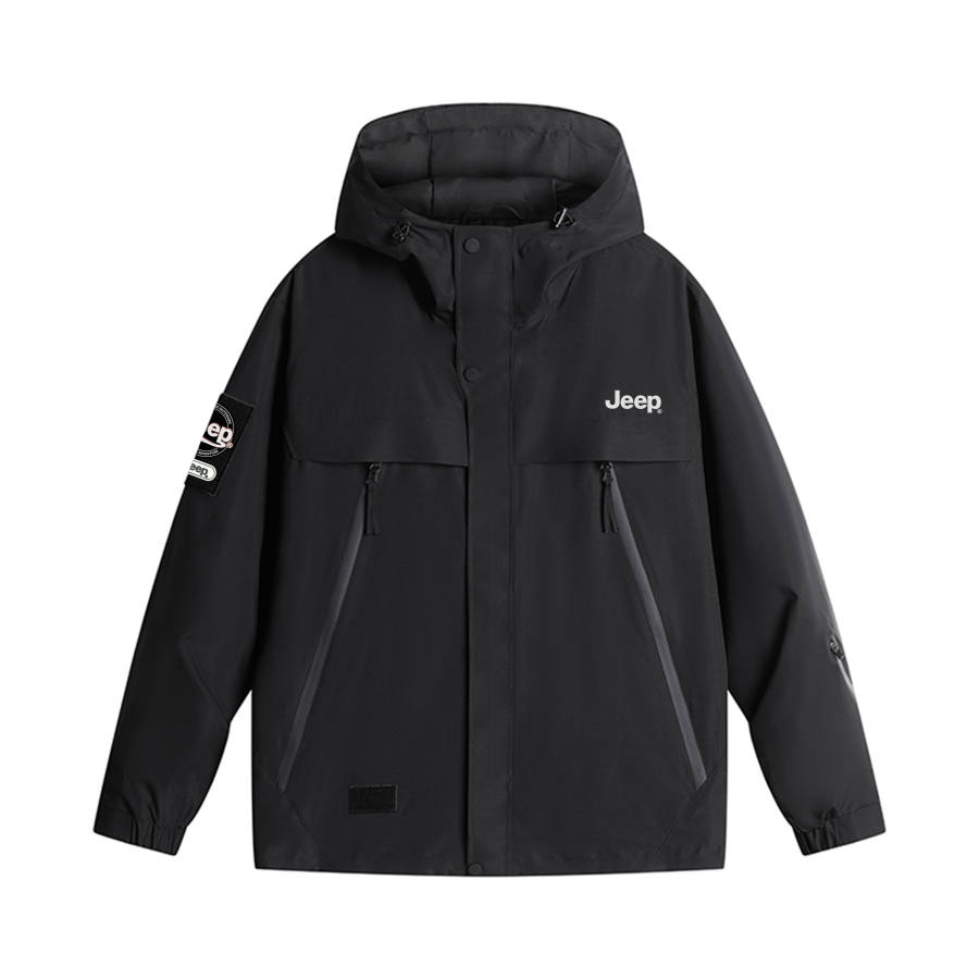 Jeep Wrangler Jackets Unisex Hooded Fleece Lined Workwear