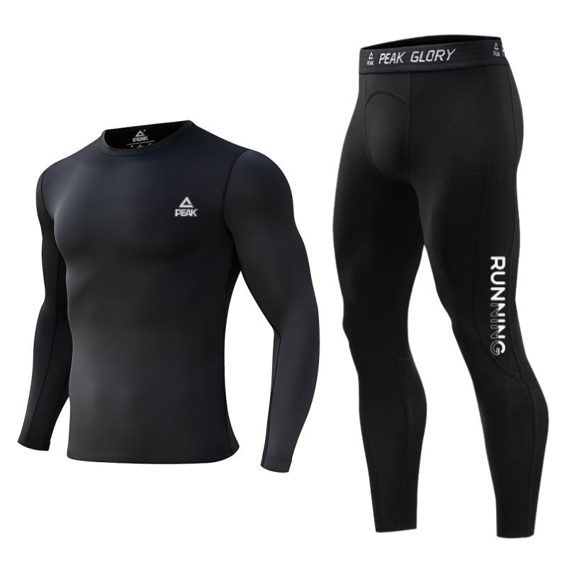 PEAK Casual Sportswear Men's Three Piece Set Black