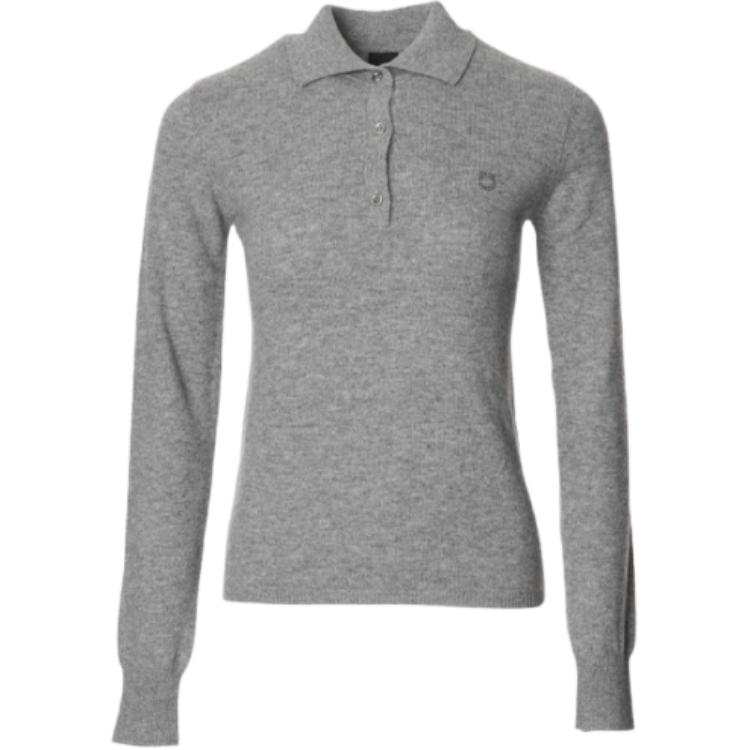 PINKO Sweaters Women's Gray Lapel Moderate Other