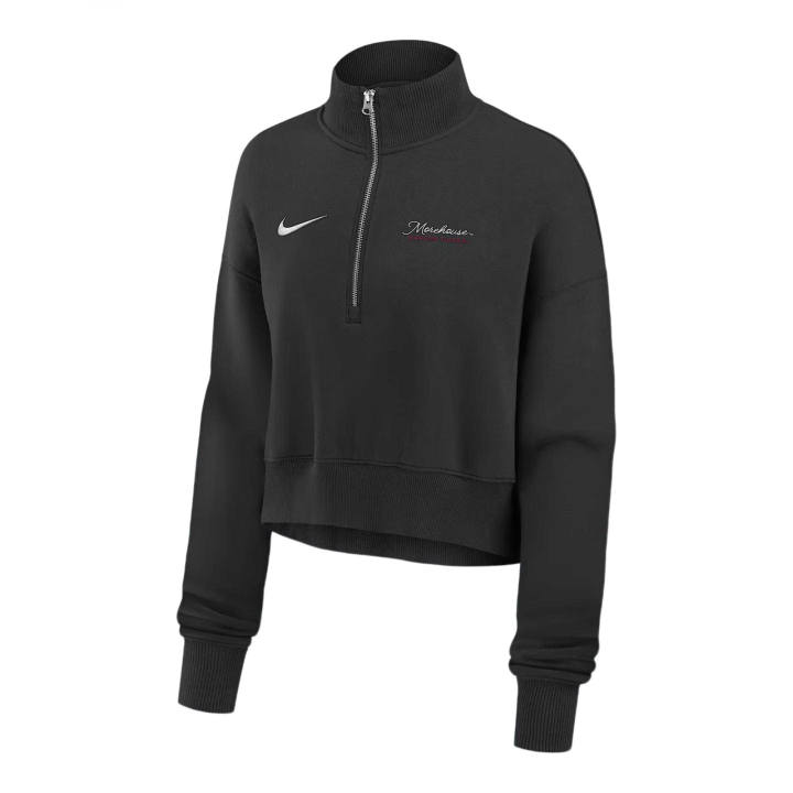 Nike Nike College Phoenix Fleece (Morehouse College) Women's Cropped 1/4-Zip Pullover
