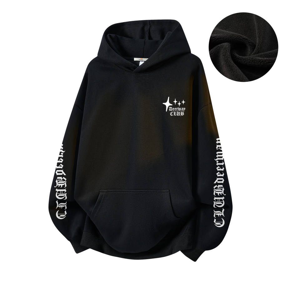 DEERWAY Sweatshirts Unisex Hooded Moderate Heavyweight