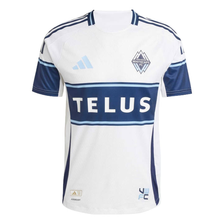 Adidas Adidas Vancouver White Wave Soccer Jersey Player Edition Men's
