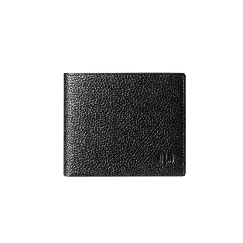 HLA Genuine Leather With Cow Leather Foldable Wallet Versatile Wallet Unisex Black