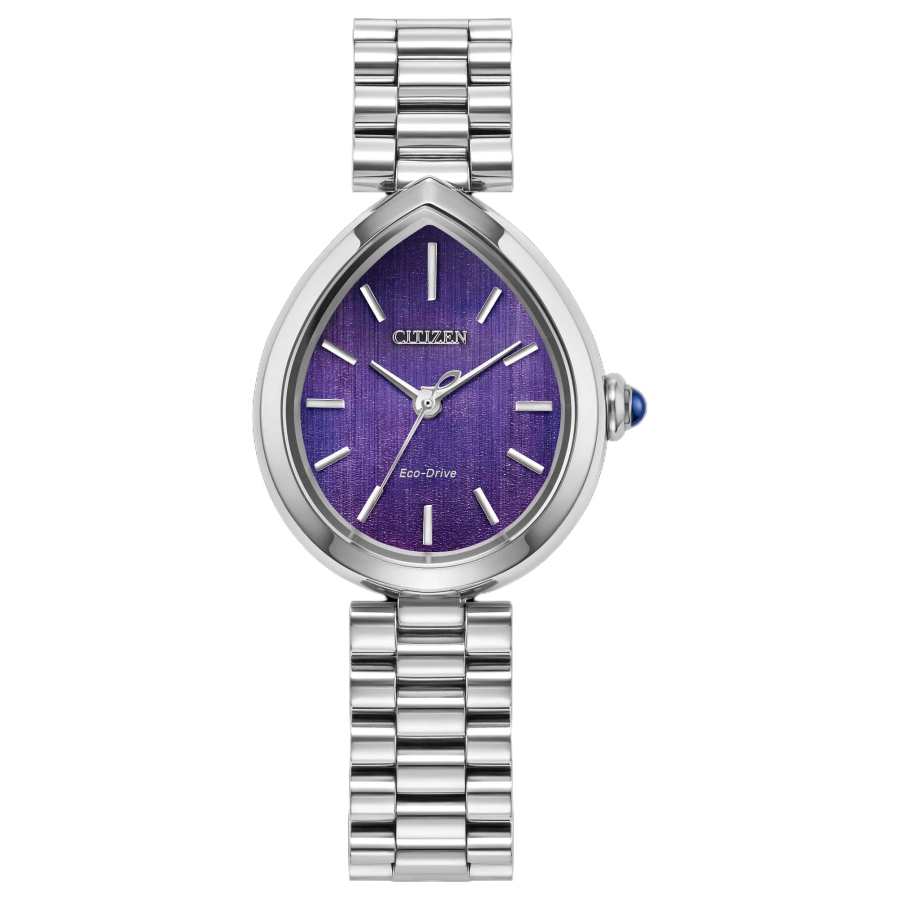 CITIZEN Eco Drive Light Powered Quartz Movement Stainless Steel Strap Watch 26*31mm Women's Watch