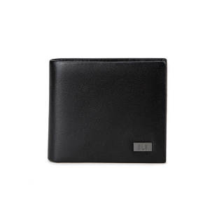HLA Premium Sophisticated Wooden Box Cow Leather Exquisite Leather Versatile Folding Wallet Card Holder, Wallet Regular