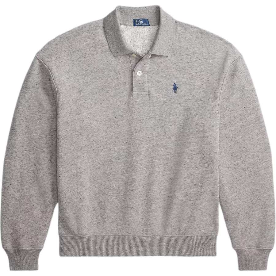 Polo Ralph Lauren Polo Shirt Loose Fit Women's Dark Vintage Stone Cypress Gray