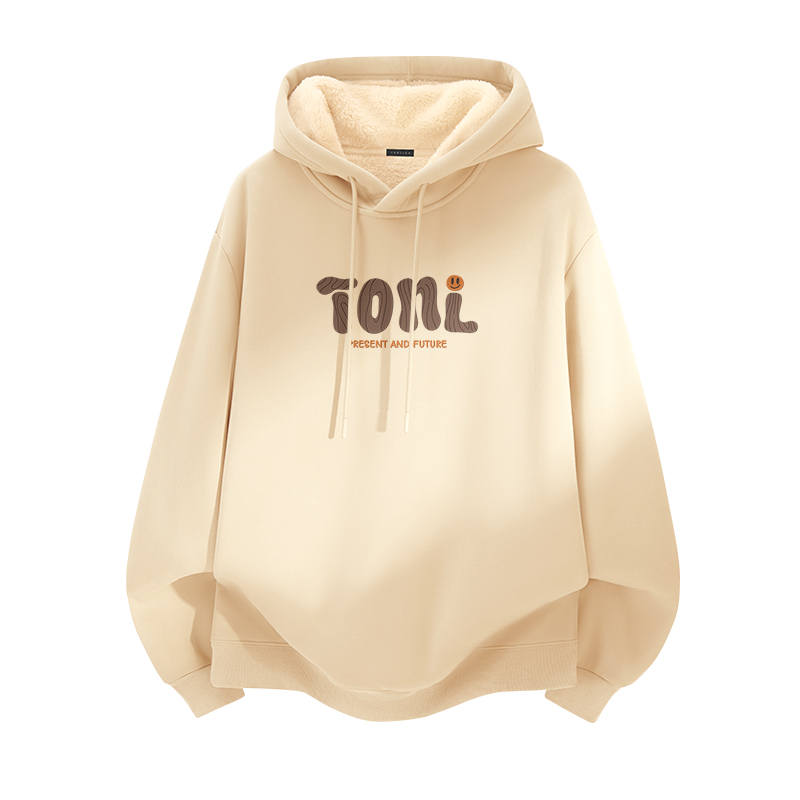 Tonlion Sweatshirts Unisex Hooded Thickened Heavyweight