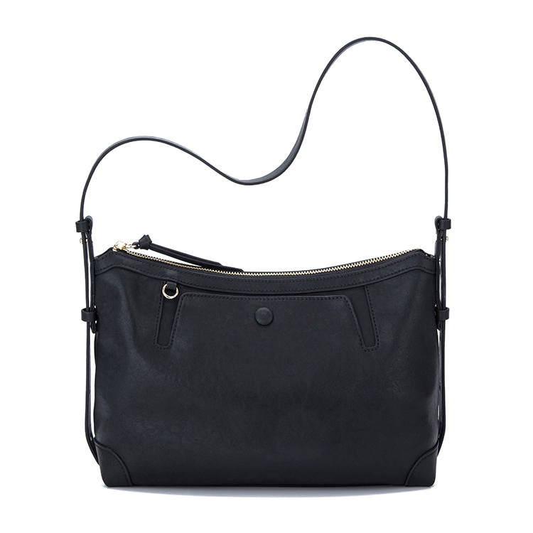 ELLE Cow Leather With Synthetic Leather Shoulder Bag Regular Women's Multicolor
