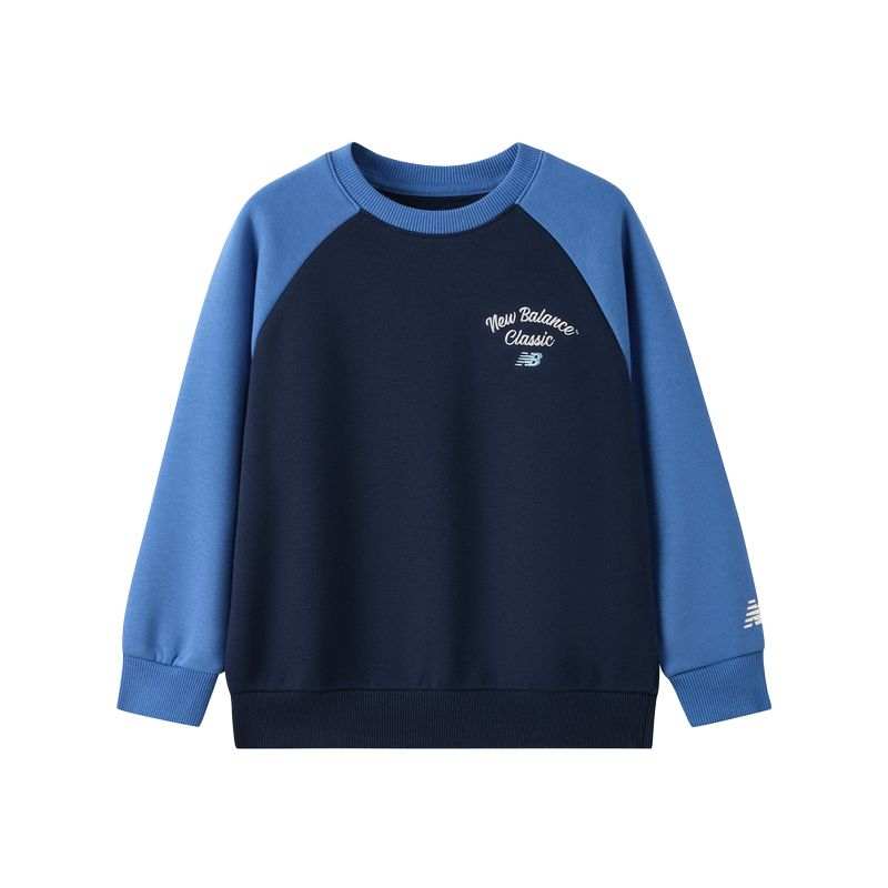 New Balance New Balance Sweatshirt FW25 Fleece Lined Crew Neck Raglan Long Sleeved Kids'