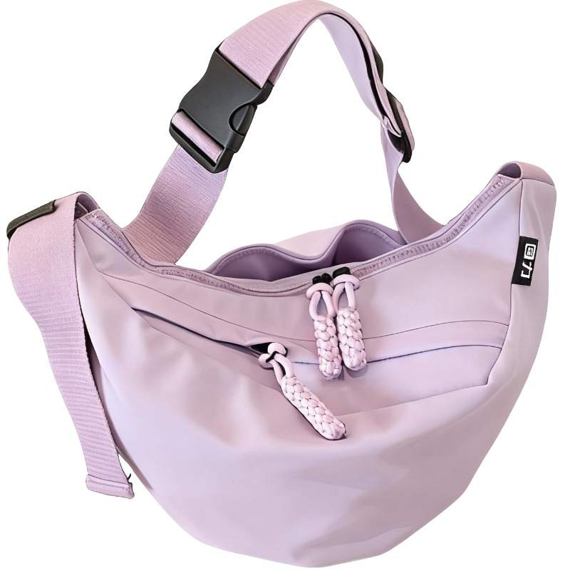 WARRIOR Oxford Crossbody Bags Unisex Purple/Black