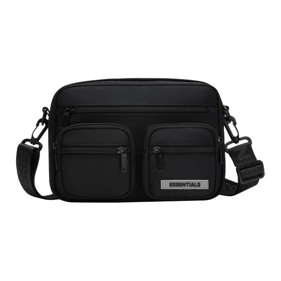 Fear Of God Essentials Nylon Shoulder Bag Unisex Black