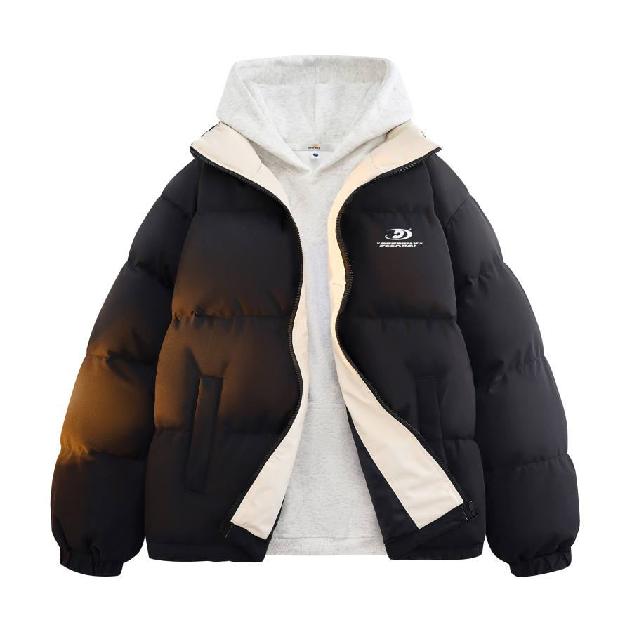 DEERWAY DEERWAY Down Jackets Unisex Stand Collar Thickened Puffer Jacket