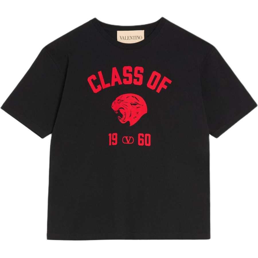 Valentino Panther Printed Crewneck T-Shirt