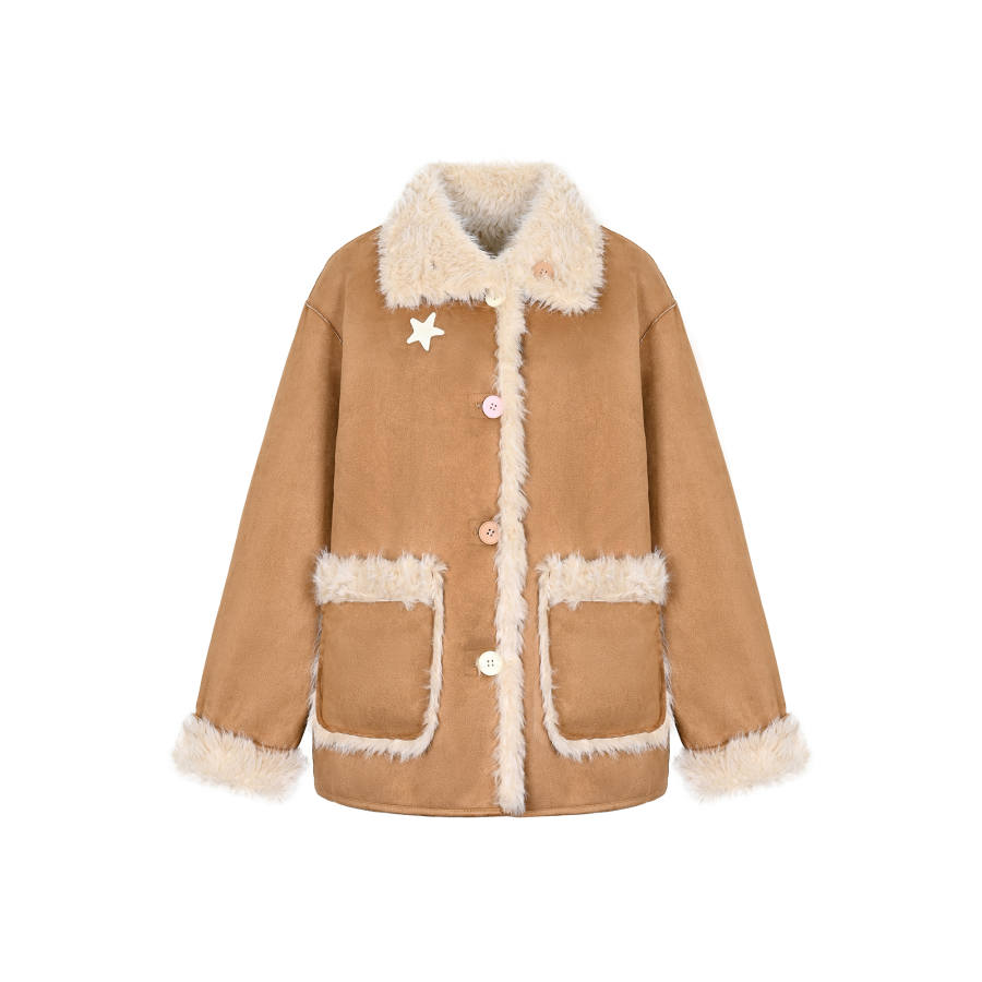 Umoumo Velvet feel Coat Women's