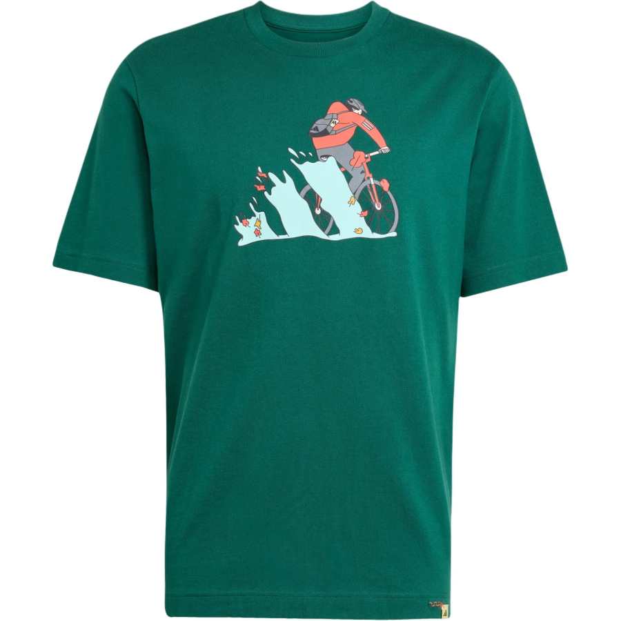 Adidas Adidas Sportswear FW25 Doodle Hunt Bike Graphic T Shirt Men's