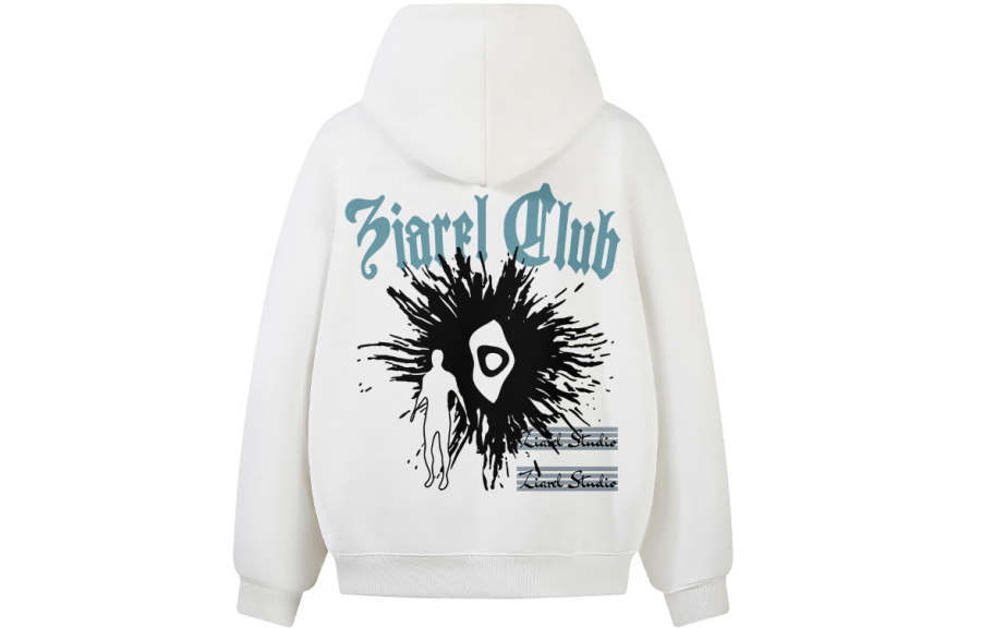 ZIAREL Sweatshirts Unisex Hooded Moderate Heavyweight