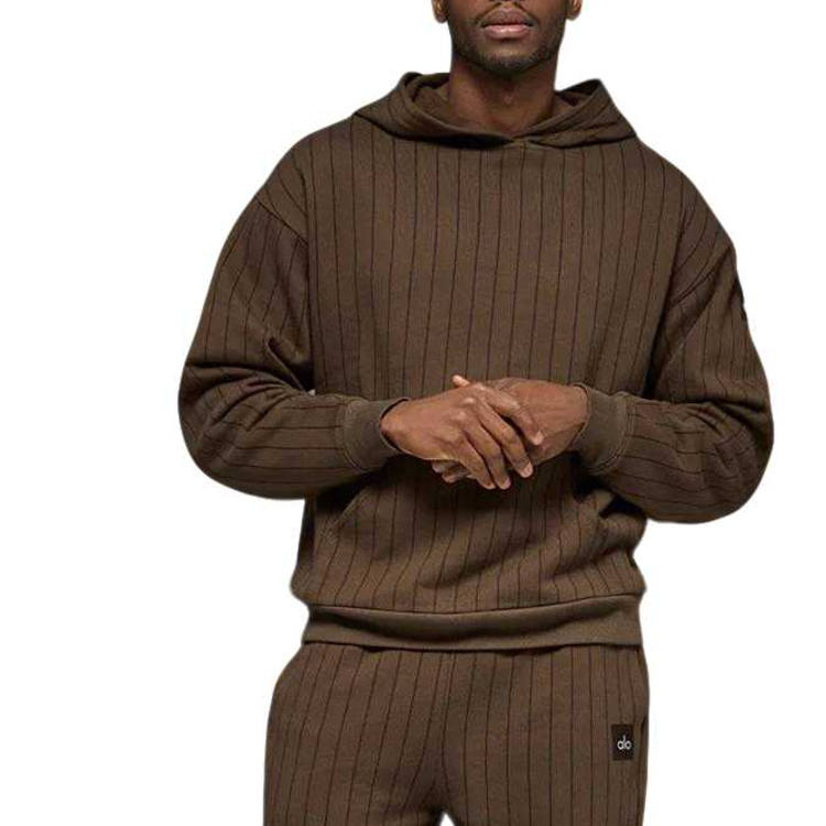 Alo Yoga Pinstripe Hoodie Sweatshirt Unisex
