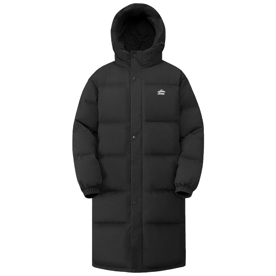 Jeep Down Jackets Unisex Hooded Thickened Puffer Jacket