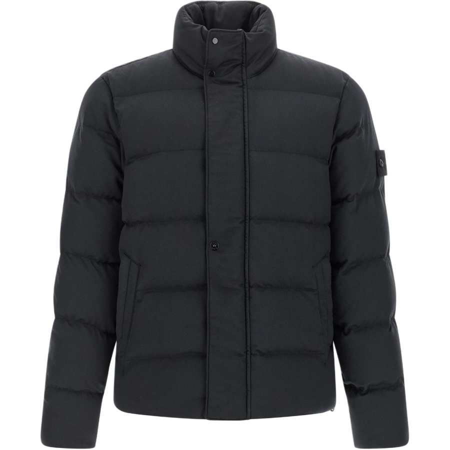 Stone Island quilted-design padded jacket