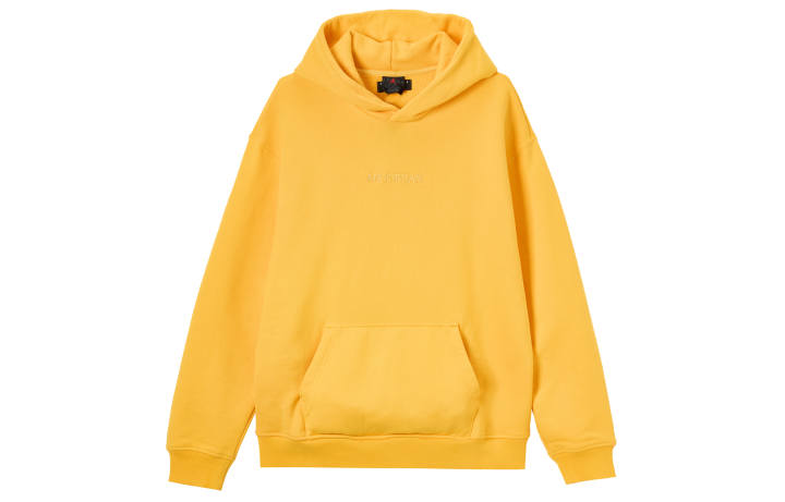 Jordan Jordan Wordmark Sweatshirts Men's Yellow Hooded Moderate Regular