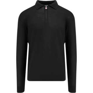 KITON Polo Shirts Men's Black Moderate