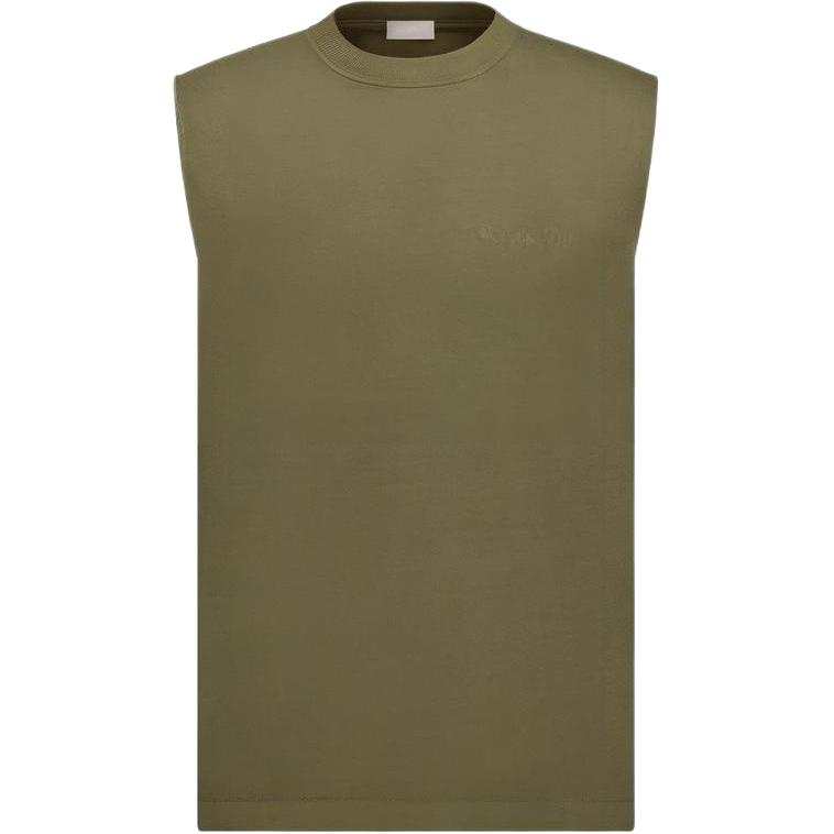 DIOR DIOR Sweaters Men's Olive Crew Neck Moderate Other