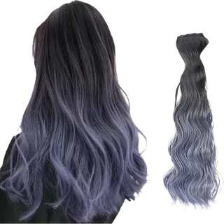 YOSEE Paris Hair Dyes One Piece Gradient Balayage Clip in Hair Extensions, Long Curly Hair Volume And Texture