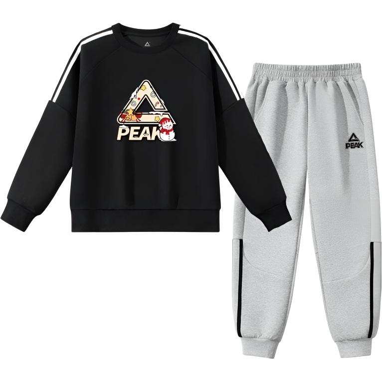 PEAK Kids Casual Sportswear Crew Neck Moderate