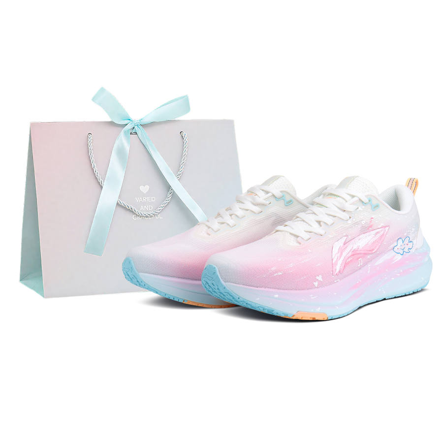 Li-Ning Li Ning Red Hare 8 Cushioning Abrasion Resistant Low top Casual Long Distance Running City Commuting Running Shoes