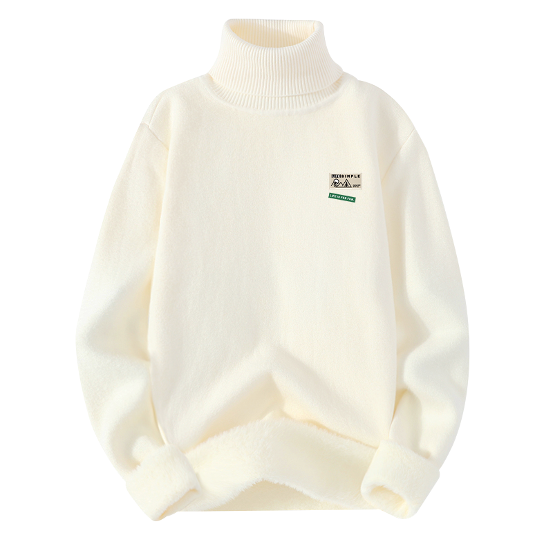 MINISO MINISO Sweaters Unisex Turtleneck Thickened And Fleece Lined Other