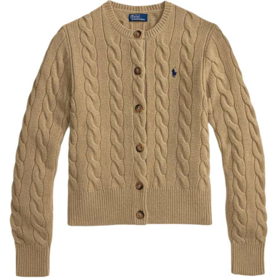 Polo Ralph Lauren FW25 Sweater Slim Fit Women's Camel