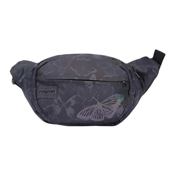 JanSport Polyester Fanny Pack Small Women's Fluorescent Butterfly