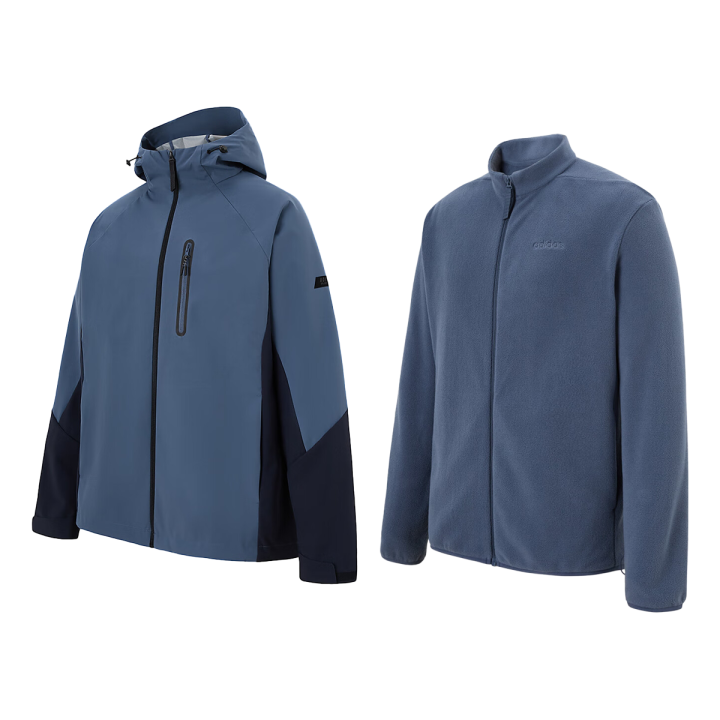 Adidas Adidas Jackets Men's Blue Hooded Moderate Other